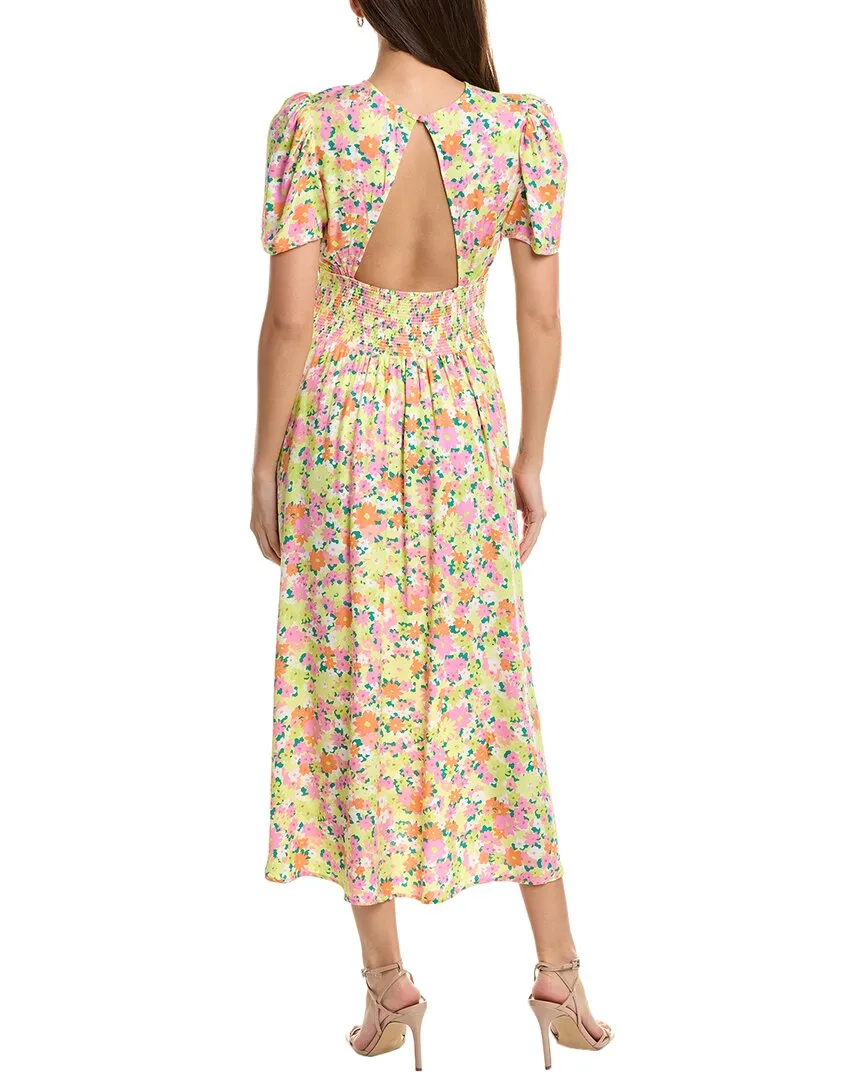 Afrm Jamie Open Back Midi Dress