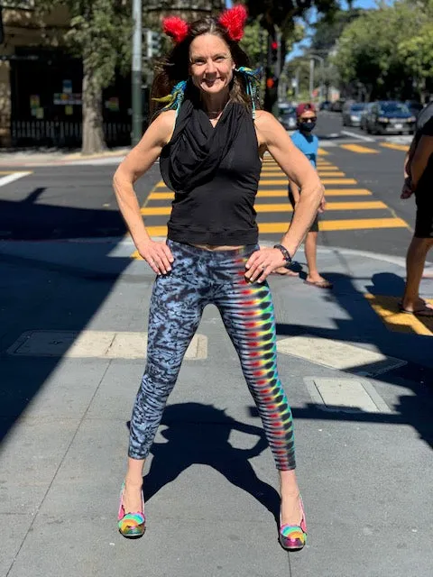Barefoot Lazer Tiedye Leggings #3