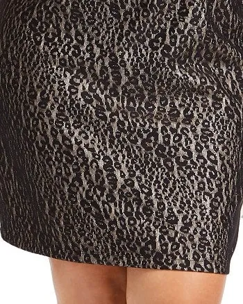 BCX Lace-Skirt Sheath Dress Black Size 3XL | Black