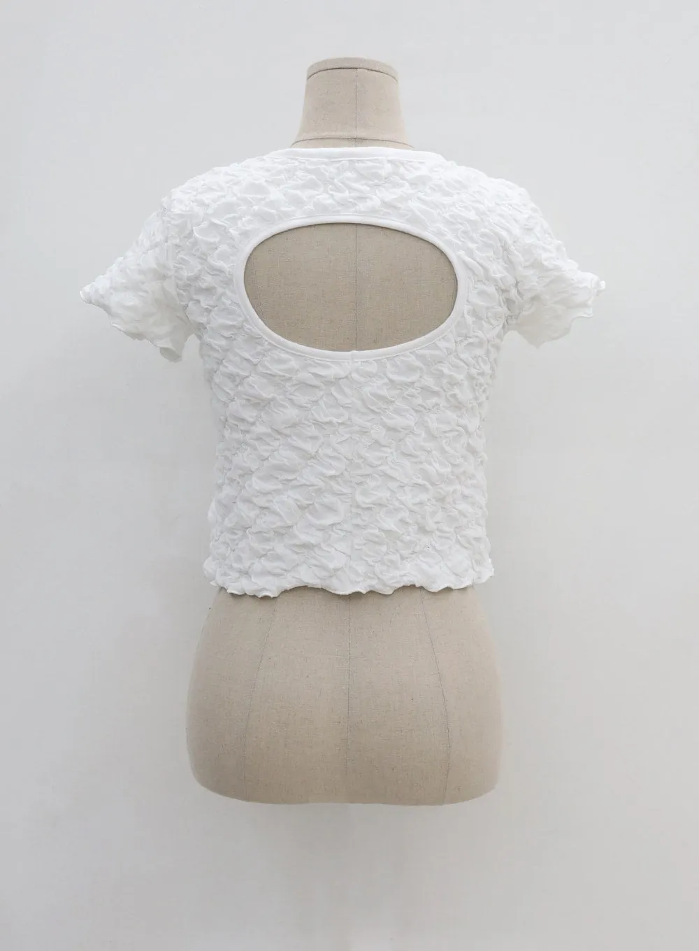 Cloudy Open Back Crop Top CU7