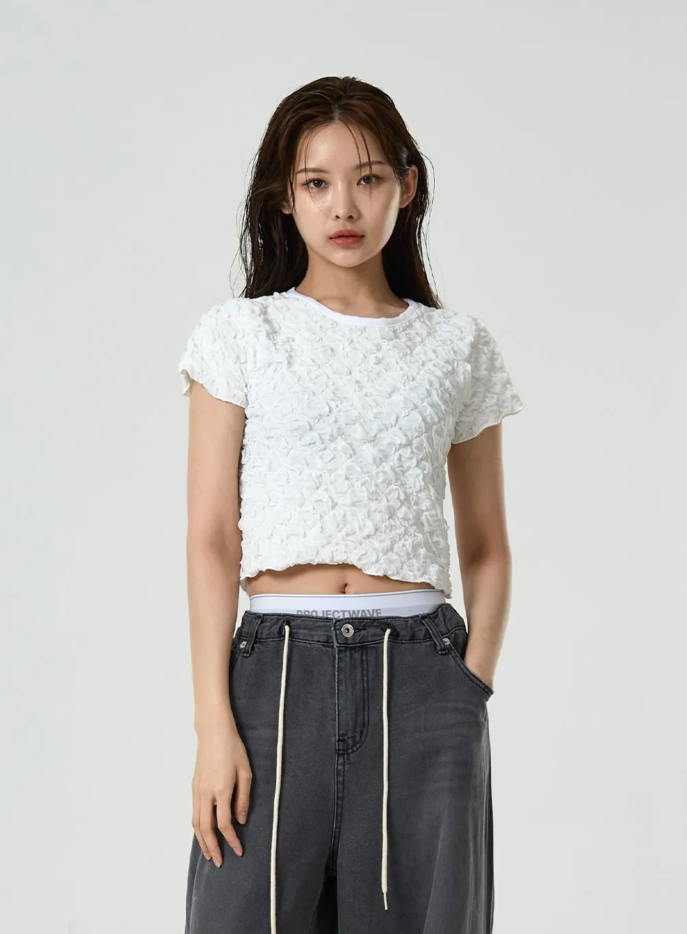 Cloudy Open Back Crop Top CU7