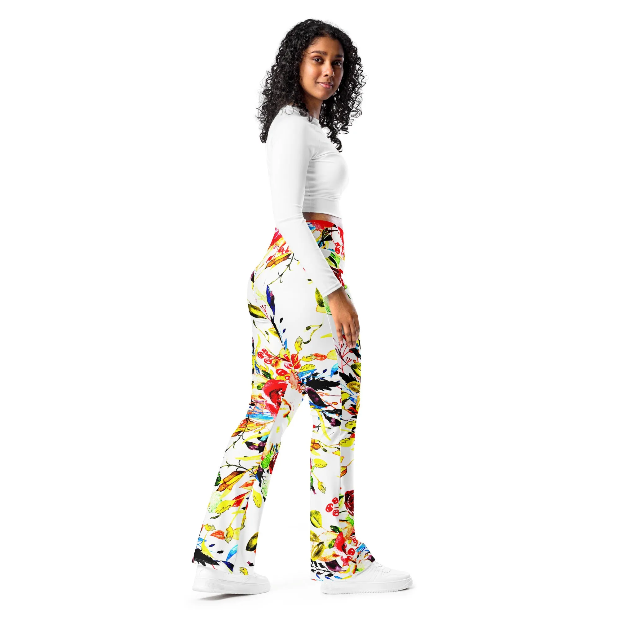 Floral Design Flare leggings, lioness-love