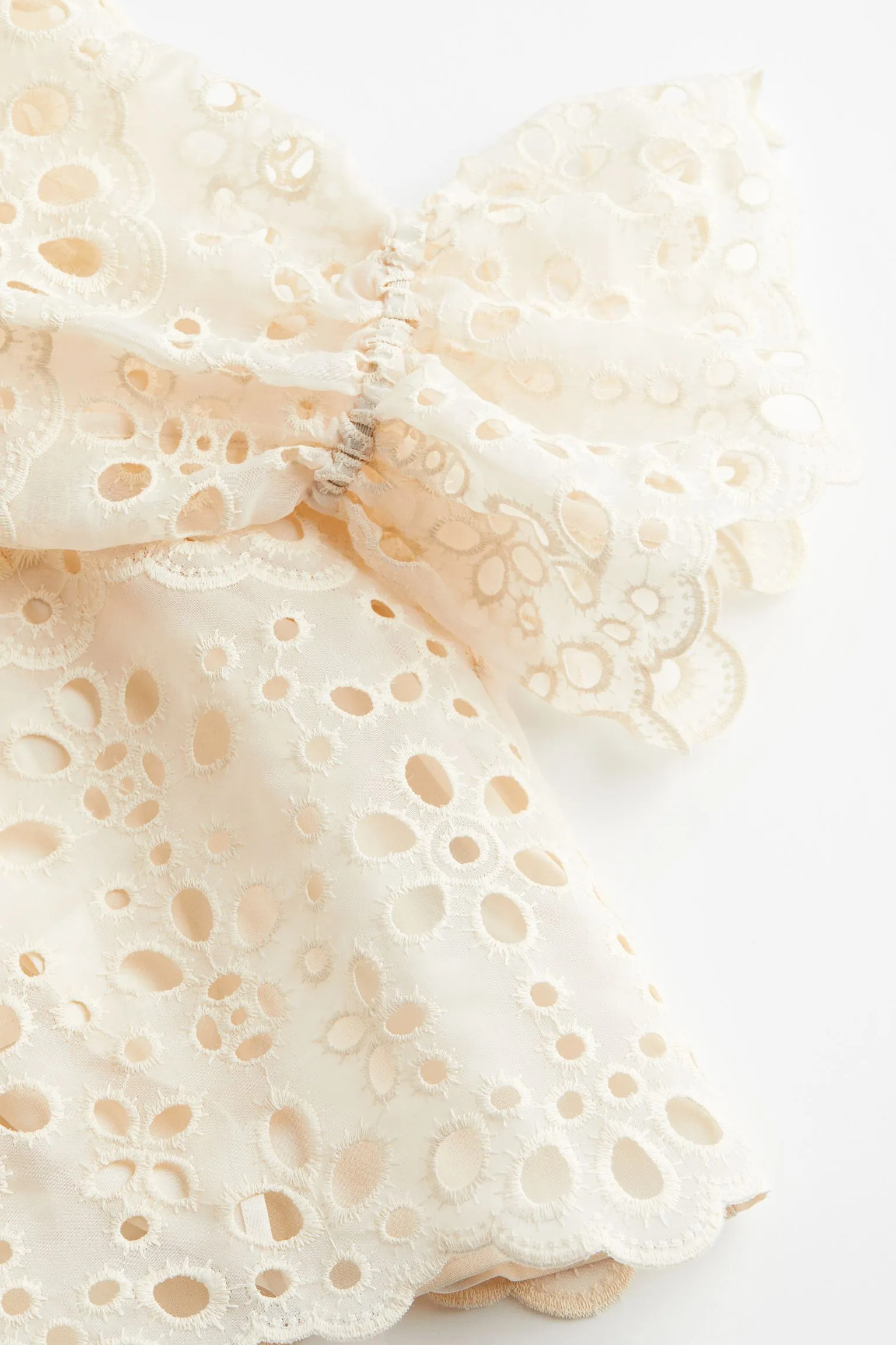 H&M Eyelet Embroidery dress, cream