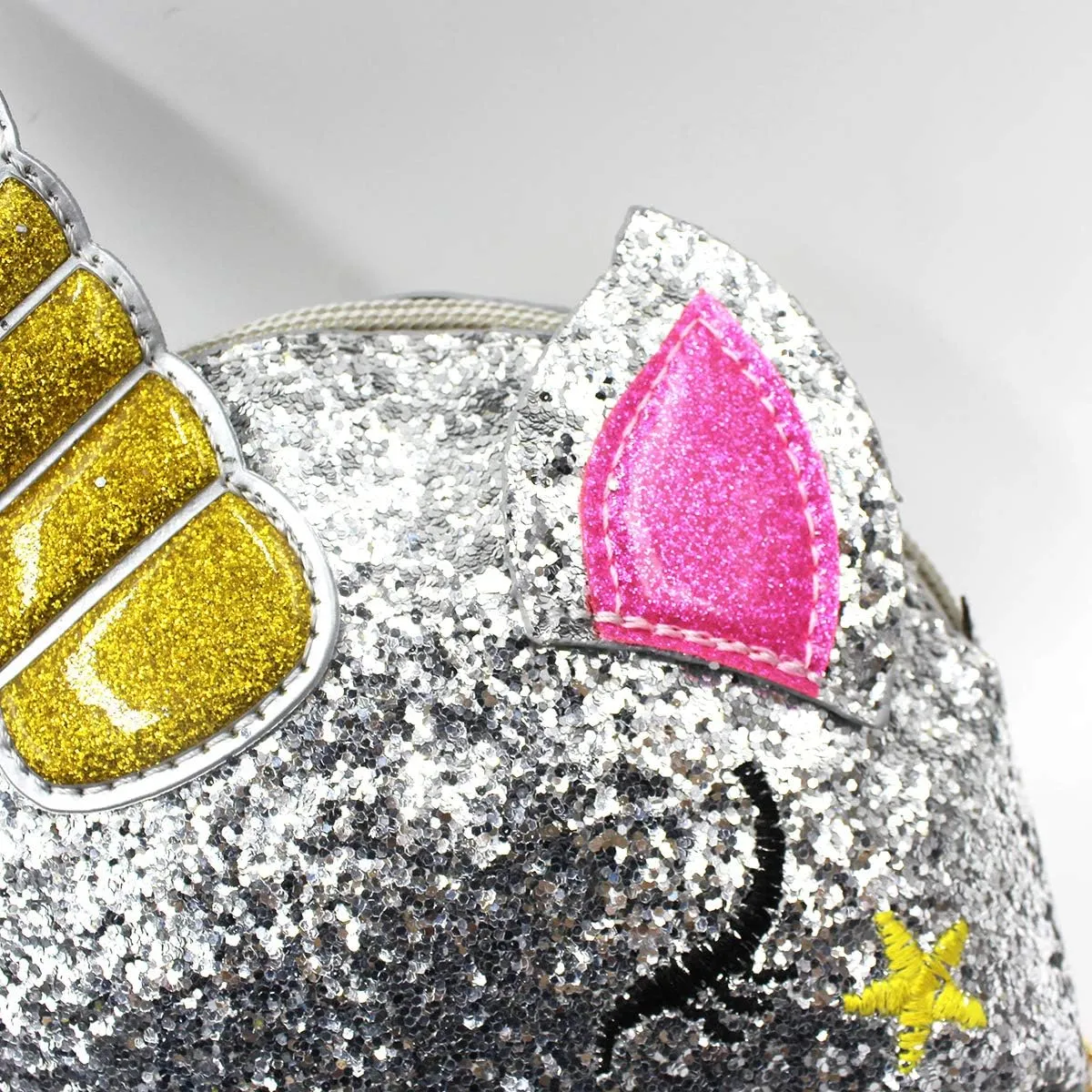 Little Girls Glitter Sequin Crossbody Purses Small Unicorn Handbag Messenger Shoulder Bag Gifts for Toddlers
