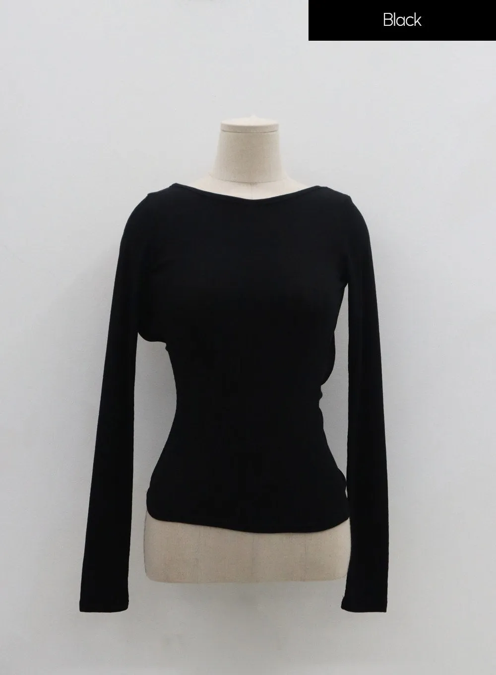 Open Back Long Sleeves Top IN22