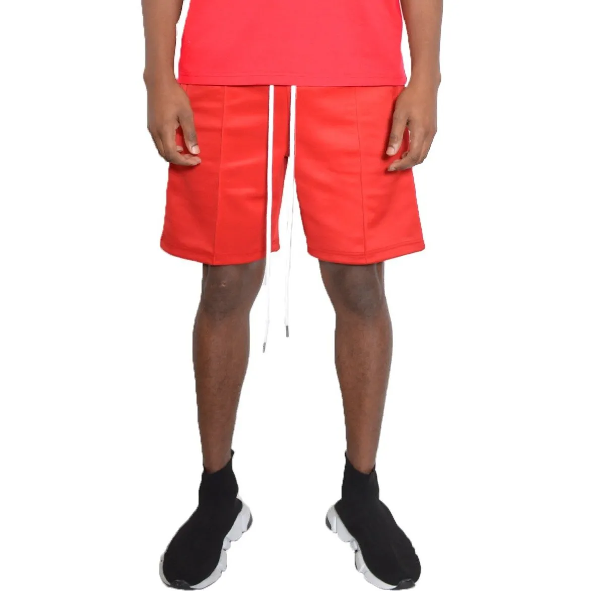 Red Striped Shorts