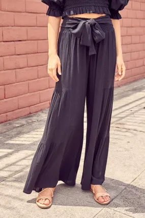 Tiered Wide Leg Pant