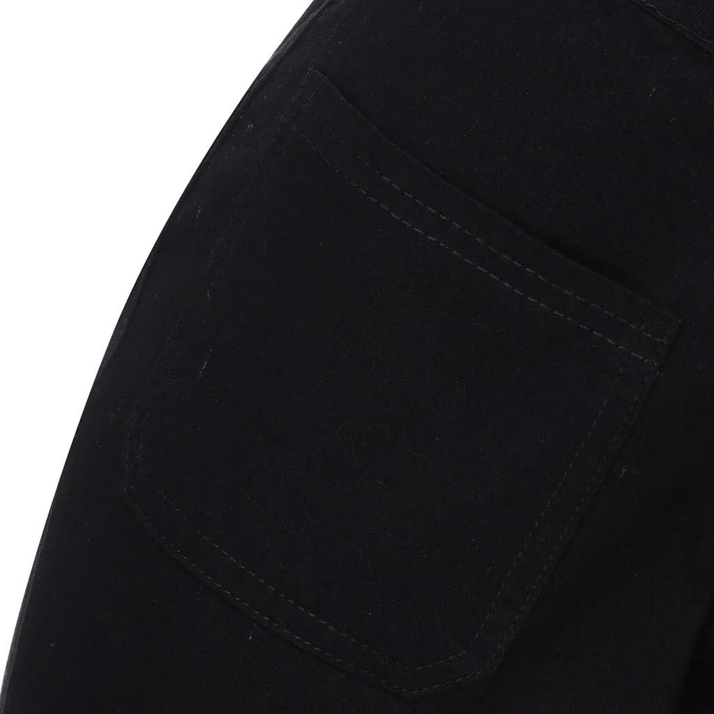 Womens High Waisted Jeans Flare Stretch Boyfriend Bootcut Casual Denim Pants Butt Lifting Slim Fit Trendy Trousers