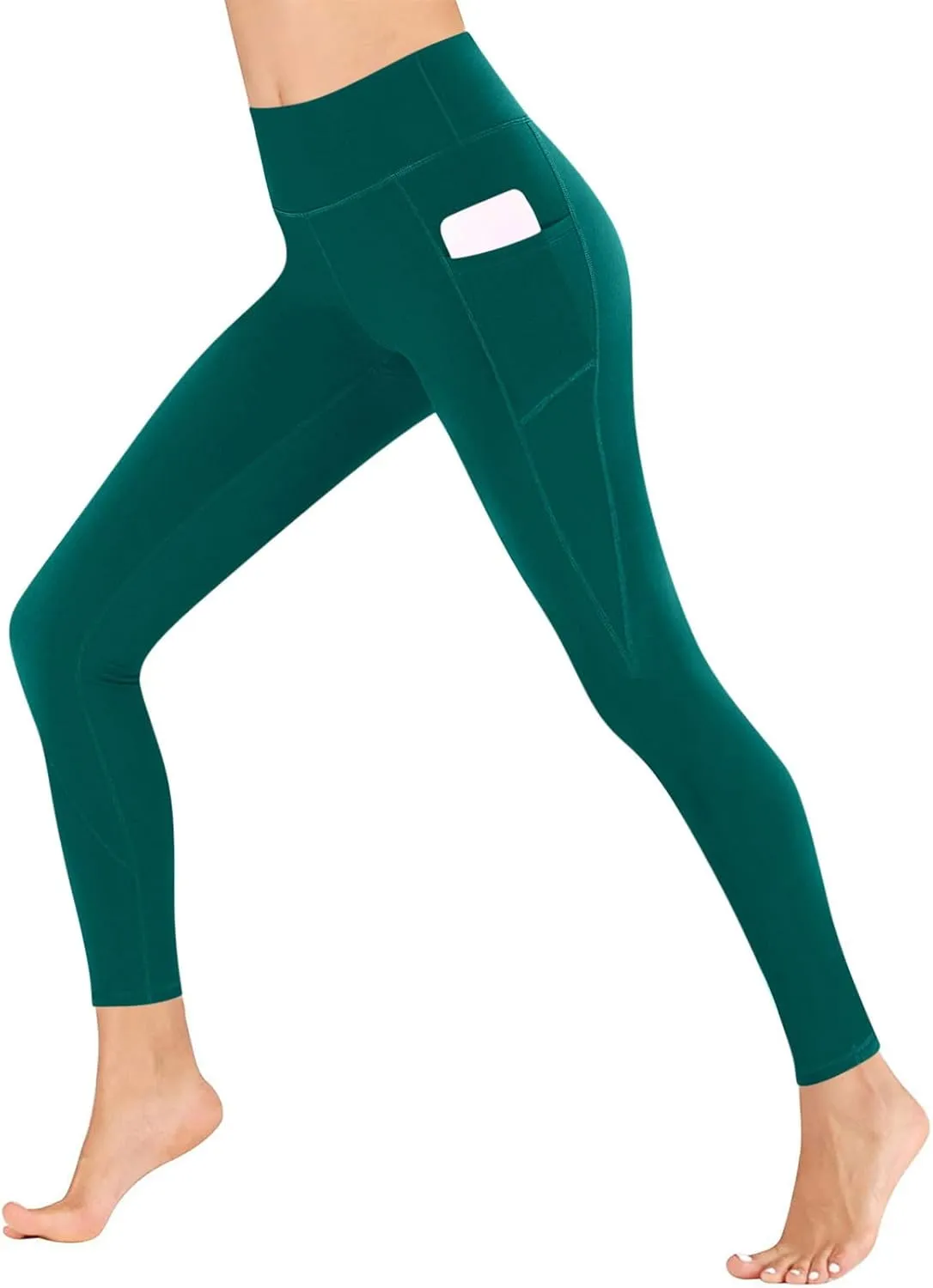Yoga Pants Women Leggings with Pockets High Waisted Yoga Leggings Tummy Control Pant Workout Athletic Pants 2025